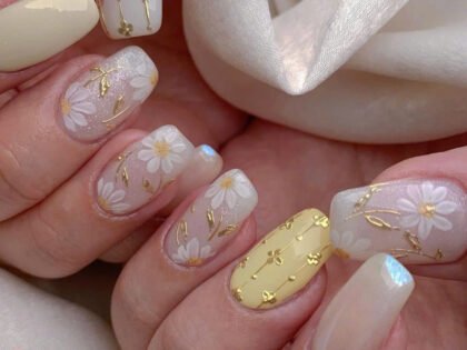 Dip powder manicure, pedicure, Trish Nails Spa Danville IL