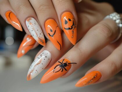 October manicure, Trish Nails Spa Danville IL